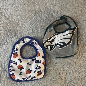 Philadelphia sports Bib Set